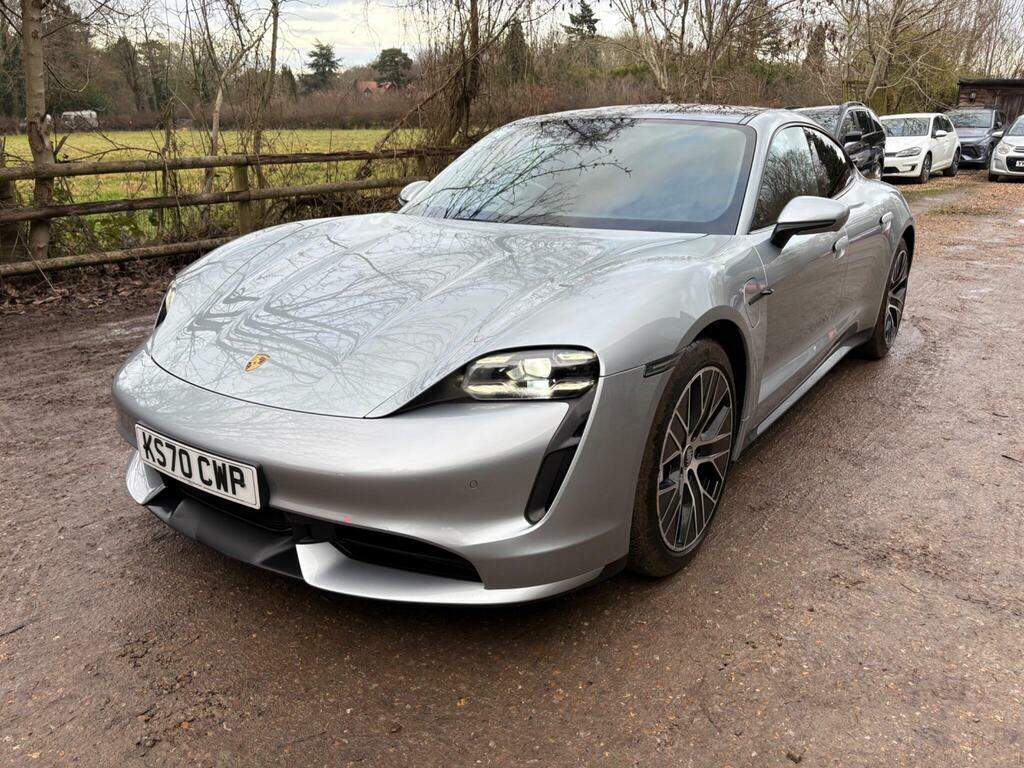 Porsche Taycan Performance Plus 93.4Kwh Turbo 4Wd KS70CWP Silver #4