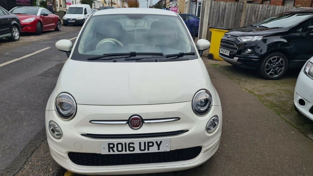 Fiat 500 Pop Star RO16UPY White #3