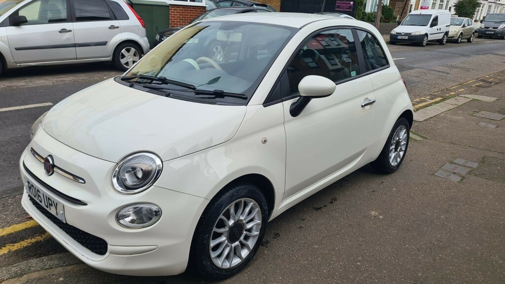 Fiat 500 Pop Star RO16UPY White #2