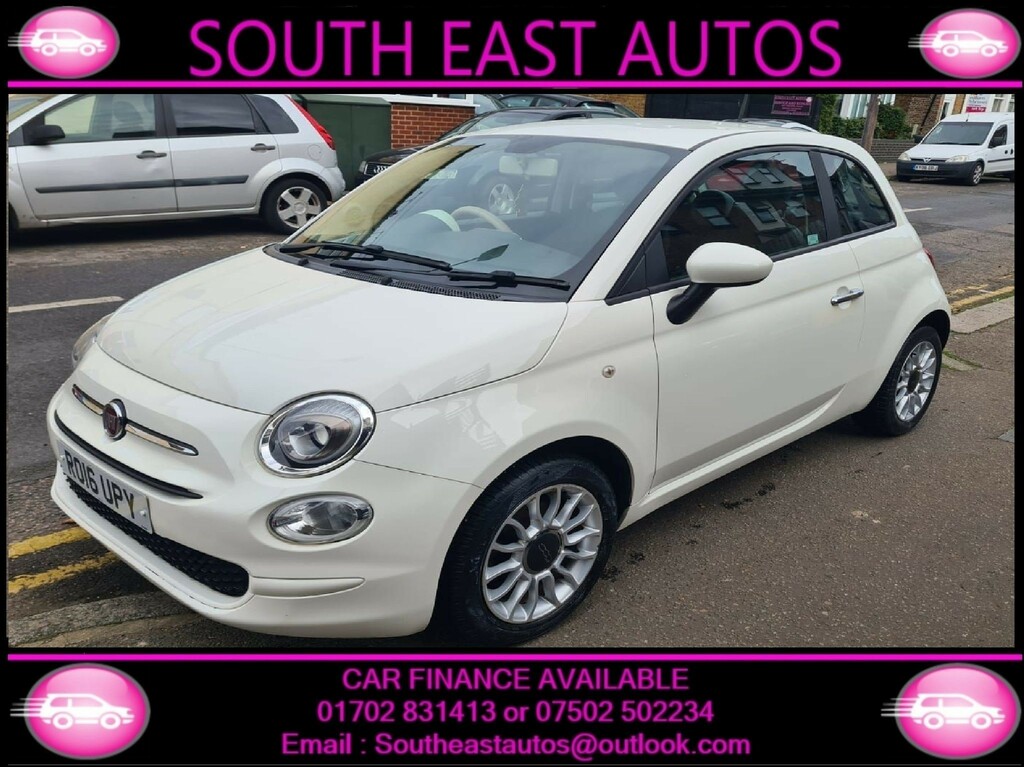 Fiat 500 Pop Star RO16UPY White
