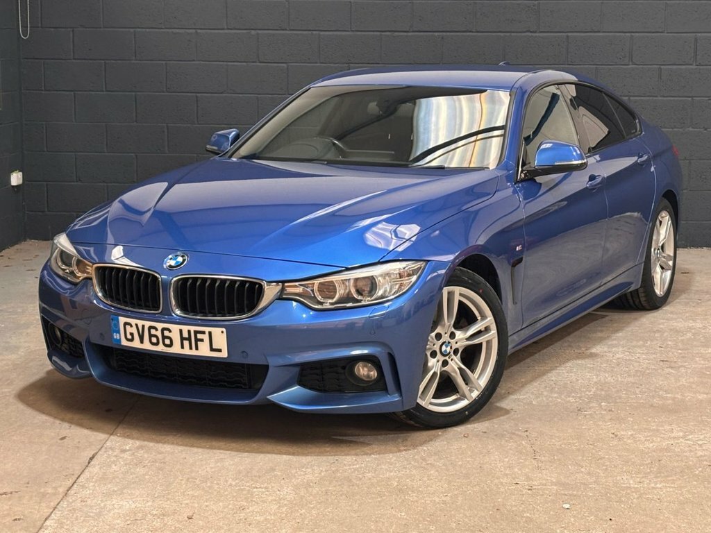 BMW 4 Series Gran Coupe 2L M Sport GV66HFL Blue #4