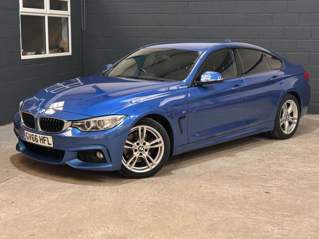 BMW 4 Series Gran Coupe 2L M Sport GV66HFL Blue #5