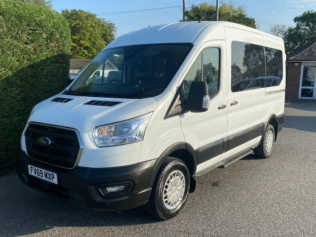Ford Transit Custom Trend 350 Rwd 12 Seat Minibus L2 Mwb 2.0Cc 130Bhp FV69MXP White #3