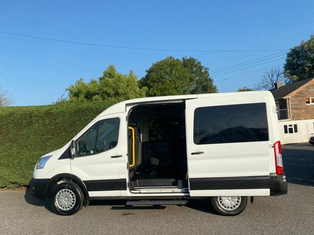 Ford Transit Custom Trend 350 Rwd 12 Seat Minibus L2 Mwb 2.0Cc 130Bhp FV69MXP White #6