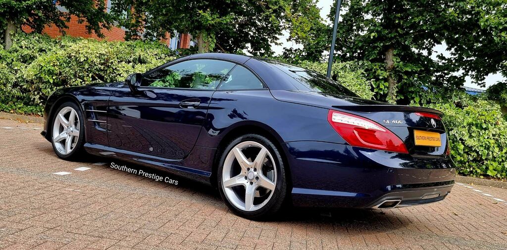 Mercedes-Benz SL Class 3.0 Sl400 Amg Sport G-tronic Euro 6 Ss Blue #4