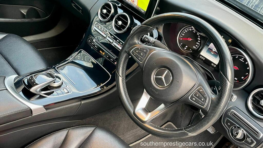Mercedes-Benz C Class 2.0 C200 Sport 7G-tronic Euro 6 Ss KP64OAO Blue #2