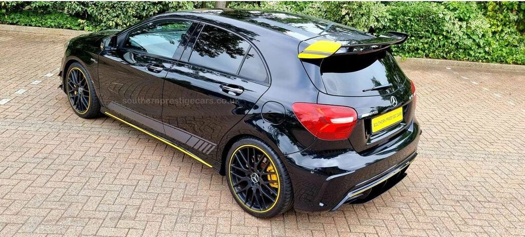 Mercedes-Benz A Class 2.0 A45 Amg Yellow Night Edition Spds Dct 4Matic E LC17XRT Black #4
