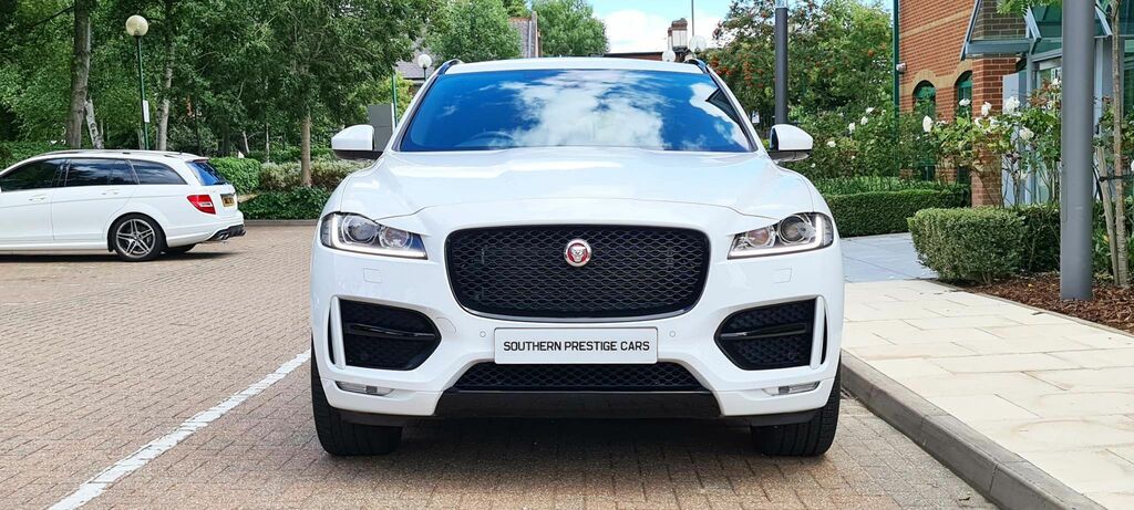 Jaguar F-Pace 2.0 D180 R-sport Black Edition Awd Euro 6 S White #4