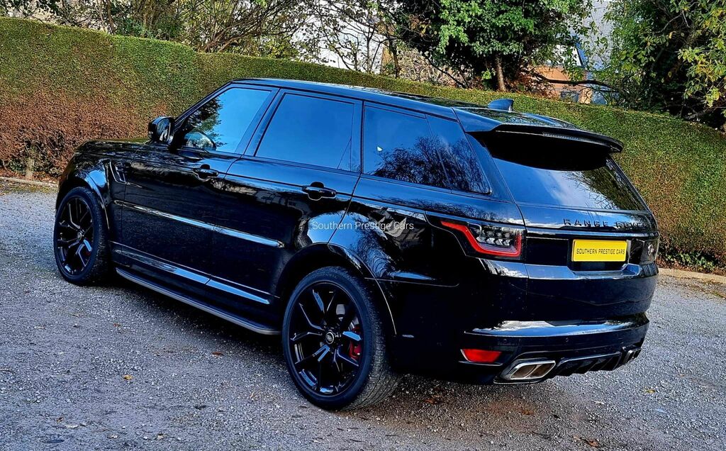 Land Rover Range Rover Sport 5.0 P575 V8 Svr 4Wd Euro 6 Ss S8KNP Black #4