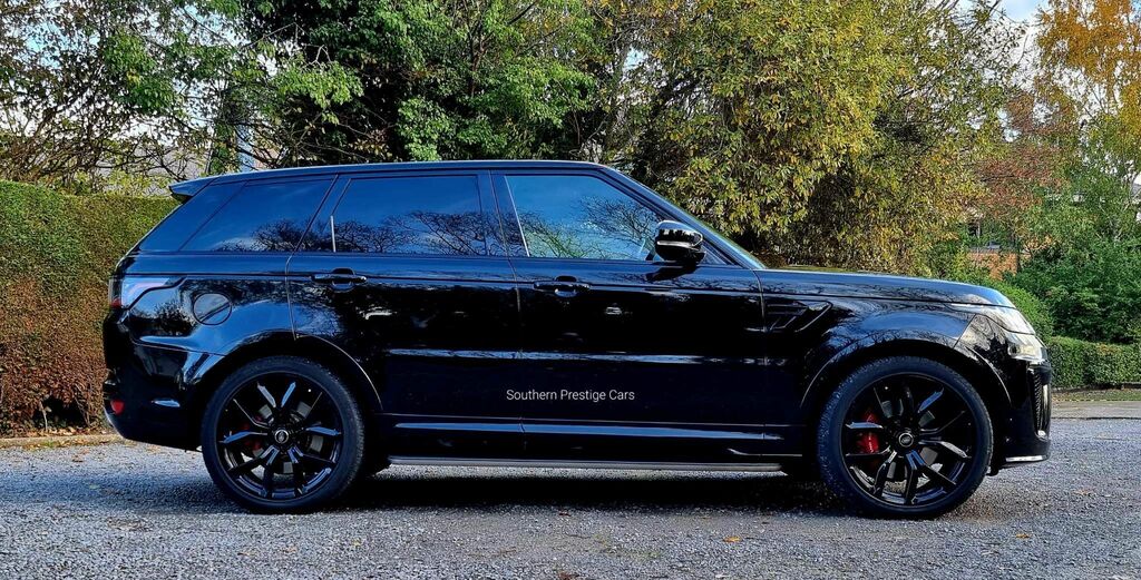 Land Rover Range Rover Sport 5.0 P575 V8 Svr 4Wd Euro 6 Ss S8KNP Black #5