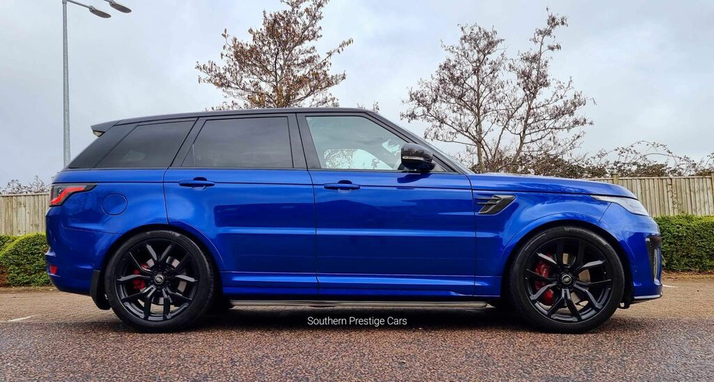 Land Rover Range Rover Sport 5.0 P575 V8 Svr 4Wd Euro 6 Ss SW68HWC Blue #5