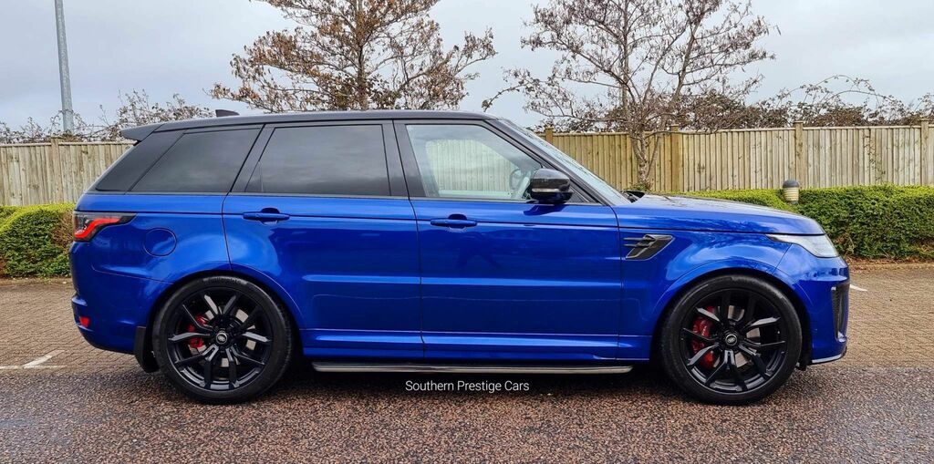 Land Rover Range Rover Sport 5.0 P575 V8 Svr 4Wd Euro 6 Ss SW68HWC Blue #3