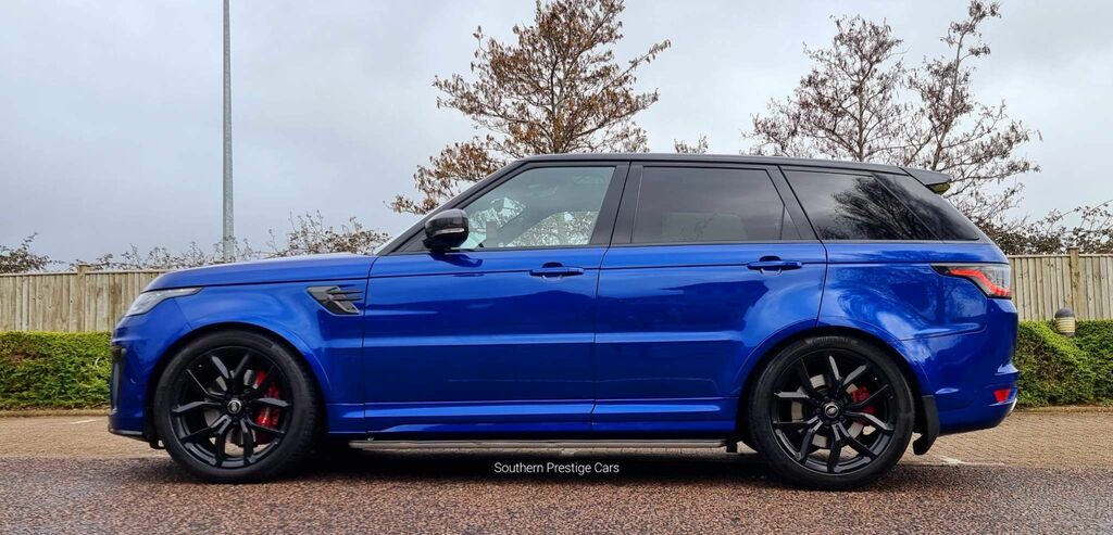 Land Rover Range Rover Sport 5.0 P575 V8 Svr 4Wd Euro 6 Ss SW68HWC Blue #6