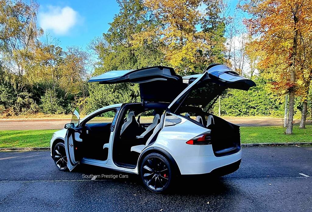 Tesla Model X Dual Motor Performance 4Wde Ludicrous LD19NZR White #4