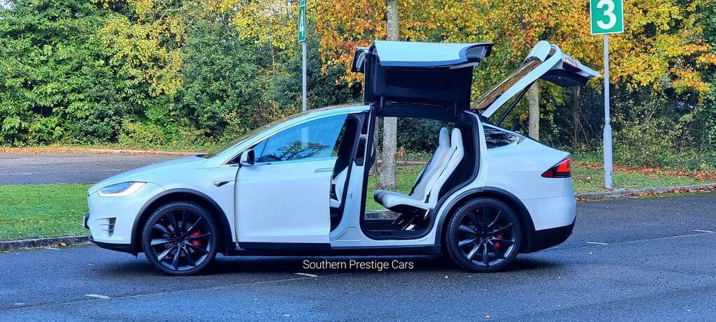 Tesla Model X Dual Motor Performance 4Wde Ludicrous LD19NZR White #5