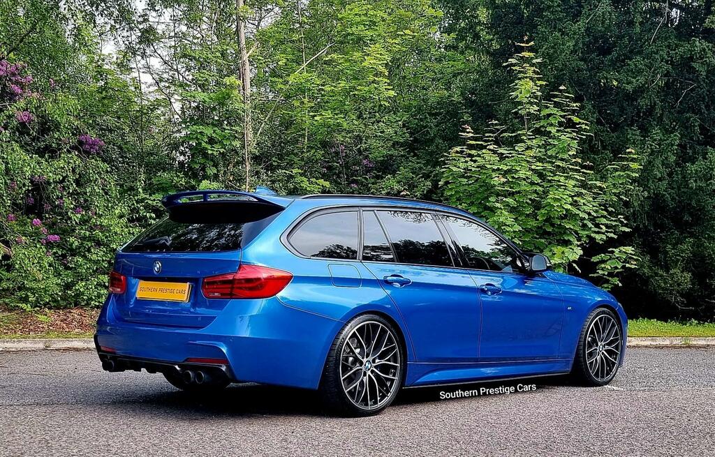 BMW 3 Series 3.0 335D M Sport Touring Xdrive Euro 6 Ss FY66VKC Blue #3