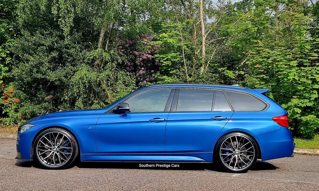 BMW 3 Series 3.0 335D M Sport Touring Xdrive Euro 6 Ss FY66VKC Blue #4