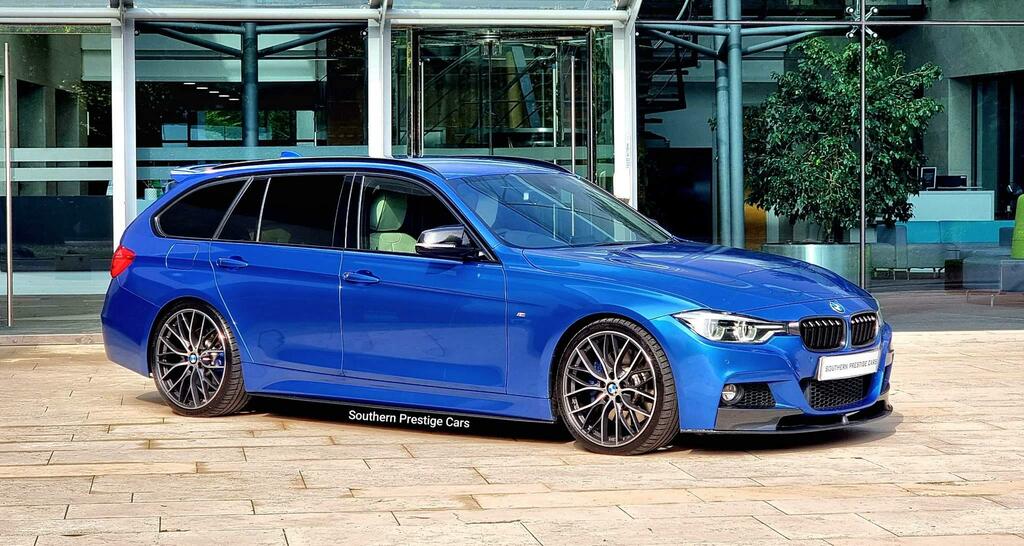 BMW 3 Series 3.0 335D M Sport Touring Xdrive Euro 6 Ss FY66VKC Blue #6
