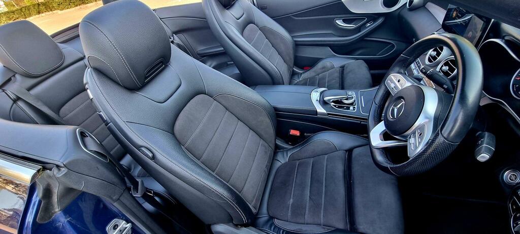Mercedes-Benz C Class 2.0 C220d Amg Line Cabriolet G-tronic Euro 6 Ss KM70CTU Blue #6