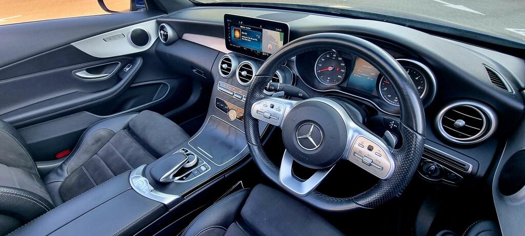 Mercedes-Benz C Class 2.0 C220d Amg Line Cabriolet G-tronic Euro 6 Ss KM70CTU Blue #3