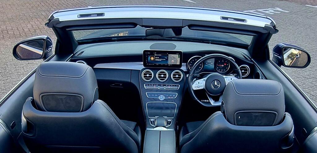 Mercedes-Benz C Class 2.0 C220d Amg Line Cabriolet G-tronic Euro 6 Ss KM70CTU Blue #4