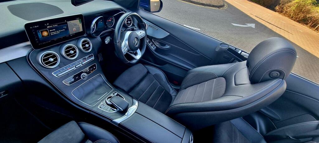 Mercedes-Benz C Class 2.0 C220d Amg Line Cabriolet G-tronic Euro 6 Ss KM70CTU Blue #5