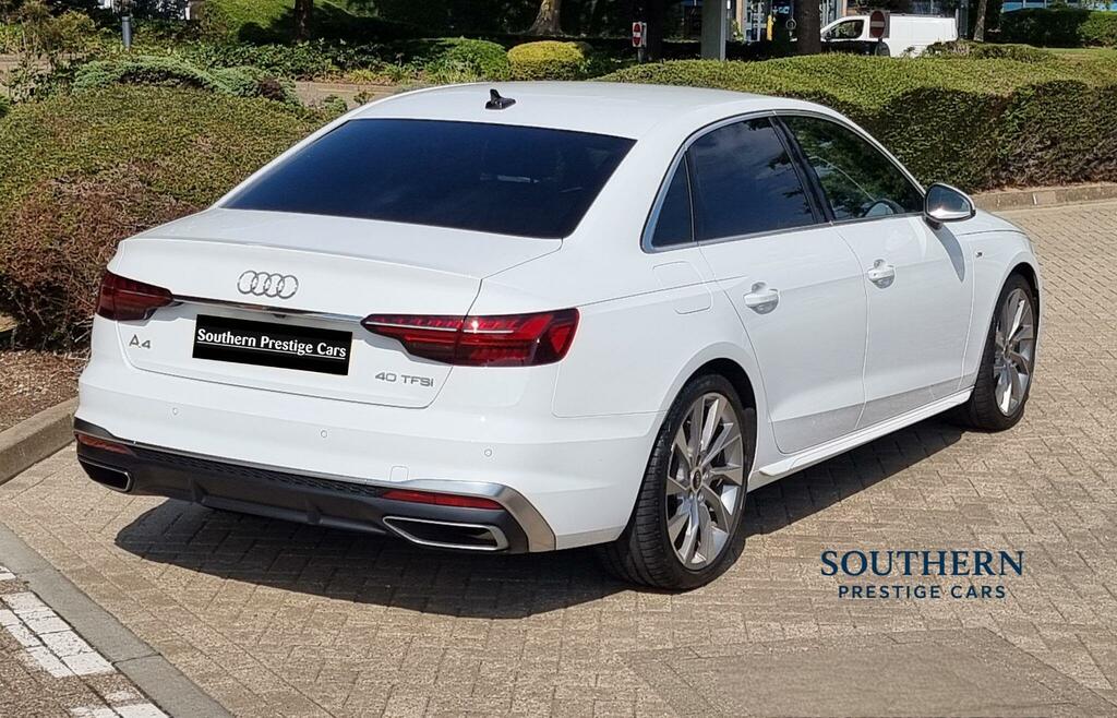 Audi A4 2.0 Tfsi 40 S Line S Tronic Euro 6 Ss CF73LCN White #5