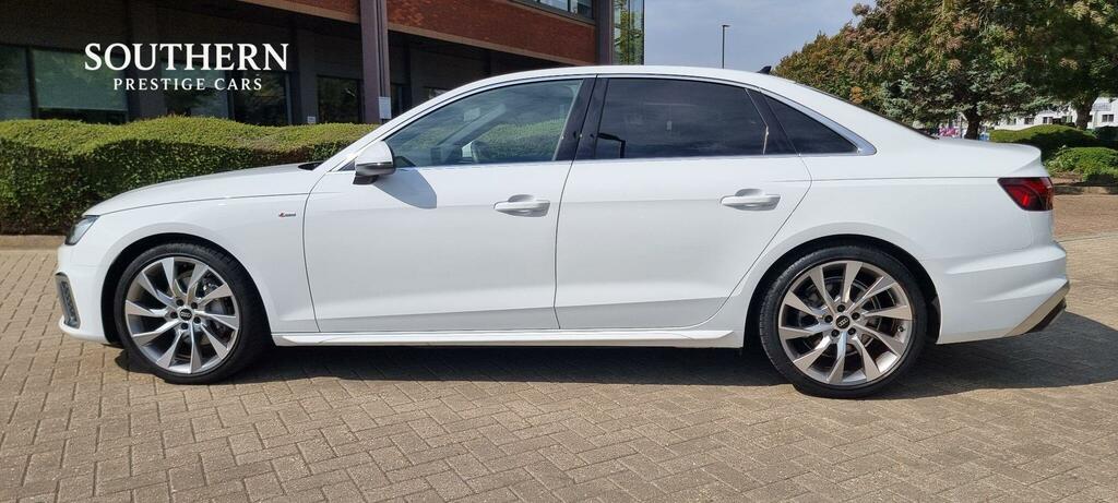 Audi A4 2.0 Tfsi 40 S Line S Tronic Euro 6 Ss CF73LCN White #6