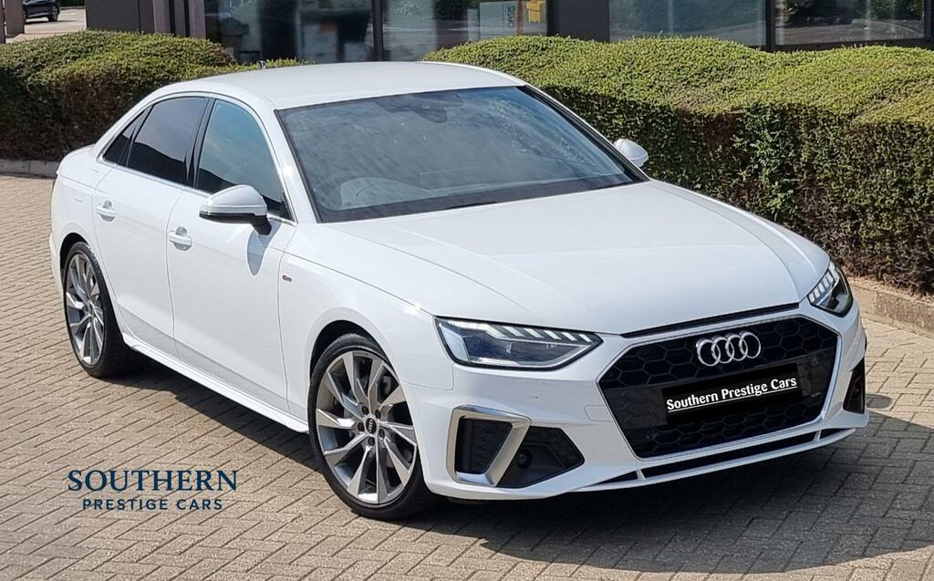 Audi A4 2.0 Tfsi 40 S Line S Tronic Euro 6 Ss CF73LCN White #6