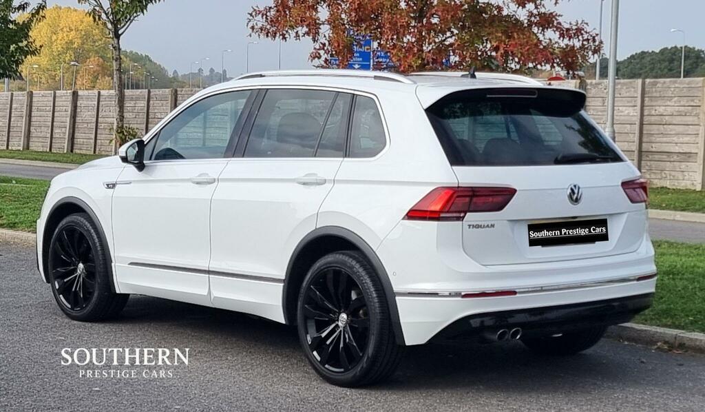 Volkswagen Tiguan 2.0 Tdi R-line Tech Dsg Euro 6 Ss LC20UAS White #4