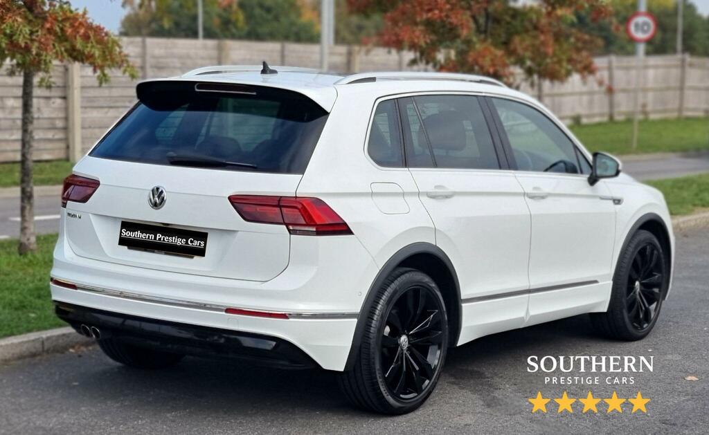 Volkswagen Tiguan 2.0 Tdi R-line Tech Dsg Euro 6 Ss LC20UAS White #6