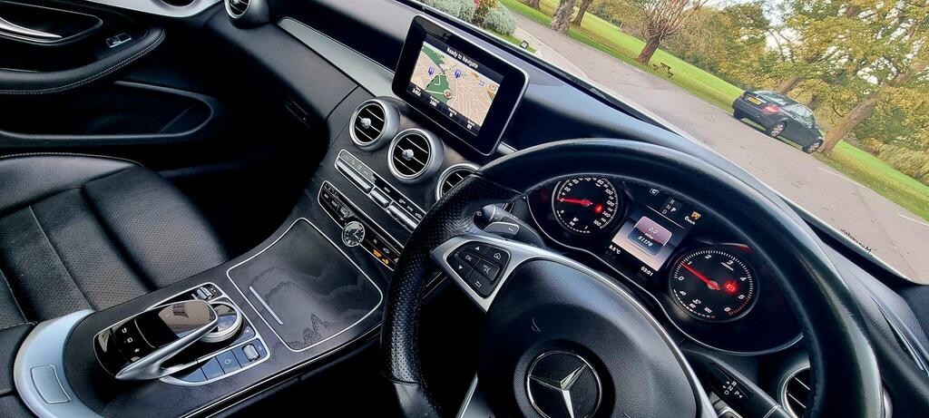 Mercedes-Benz C Class 2.1 C220d Amg Line Premium G-tronic Euro 6 Ss NL16ZVZ White #4