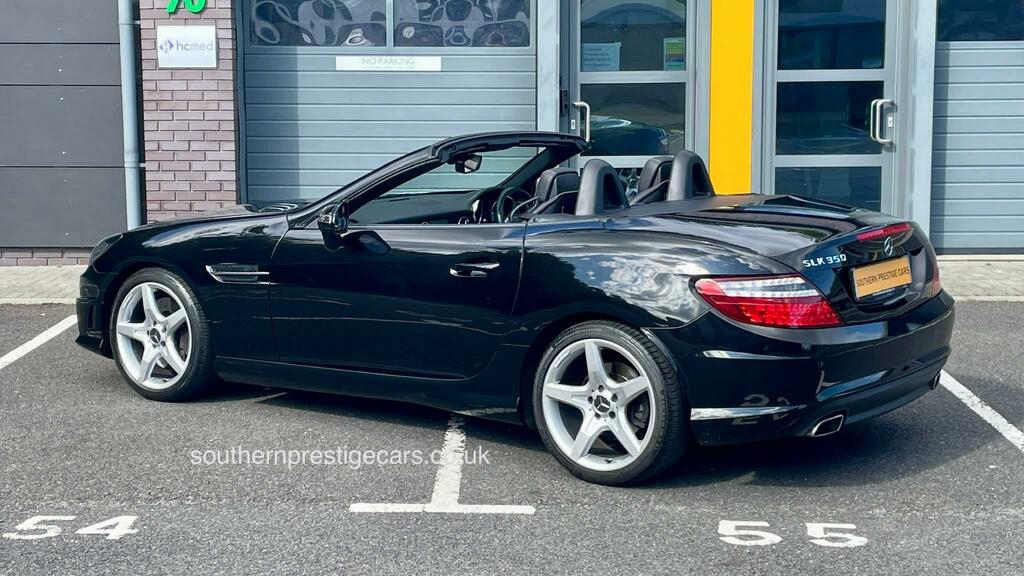 Mercedes-Benz SLK 3.5 Slk350 Blueefficiency Amg Sport G-tronic Euro Black #4