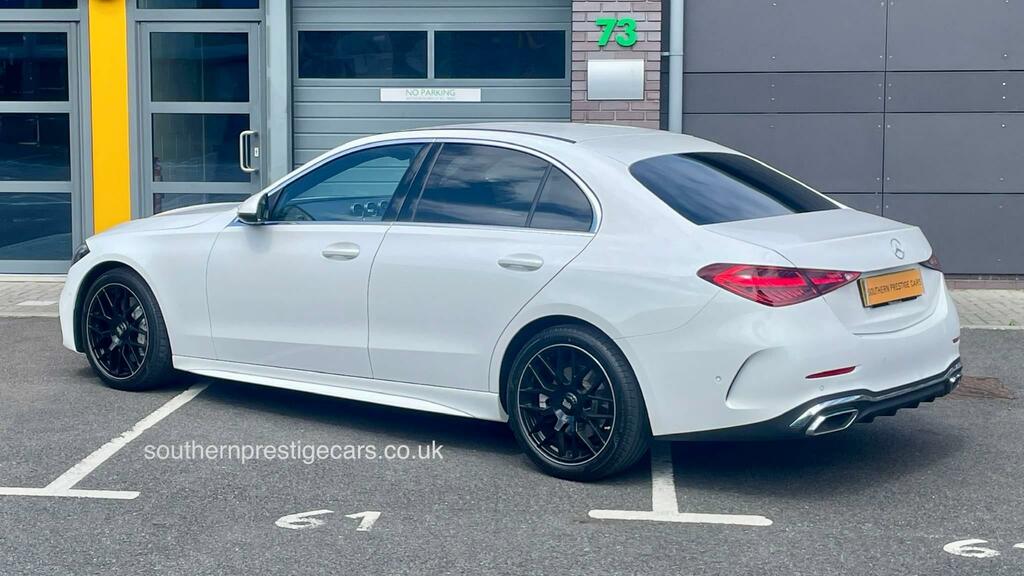 Mercedes-Benz C Class 1.5 C200h Mhev Amg Line G-tronic Euro 6 Ss White #4