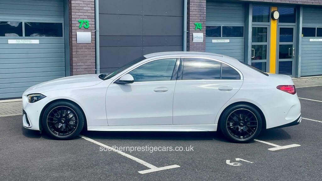 Mercedes-Benz C Class 1.5 C200h Mhev Amg Line G-tronic Euro 6 Ss White #5