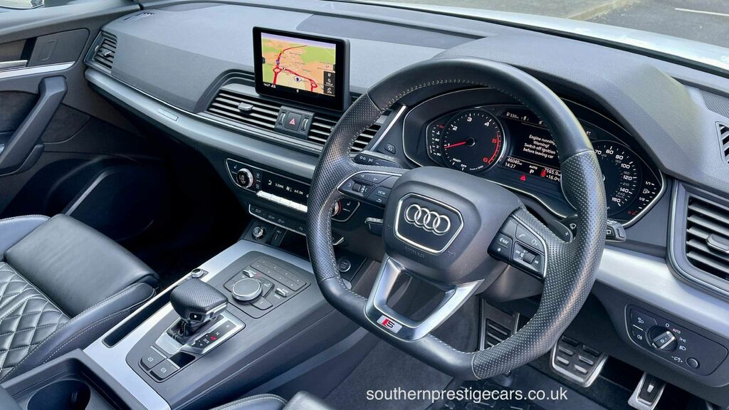 Audi Q5 2.0 Tdi 40 S Line S Tronic Quattro Euro 6 Ss White #3