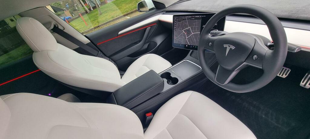 Tesla Model 3 Dual Motor Long Range 4Wde White #6