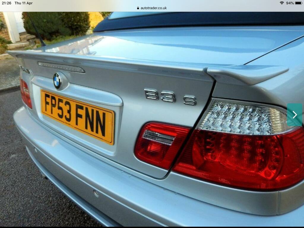 BMW Alpina 3.4 S Switchtronic Convertible Silver #5