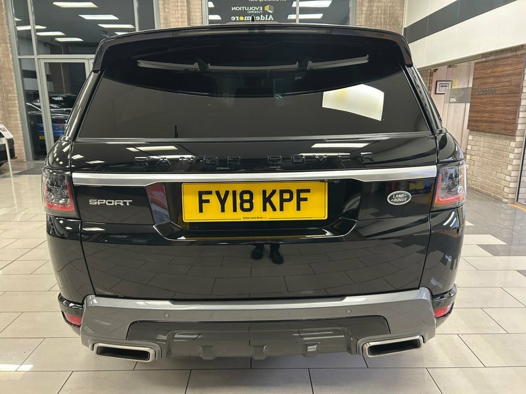 Land Rover Range Rover Sport 3L Hse FY18KPF Black #6