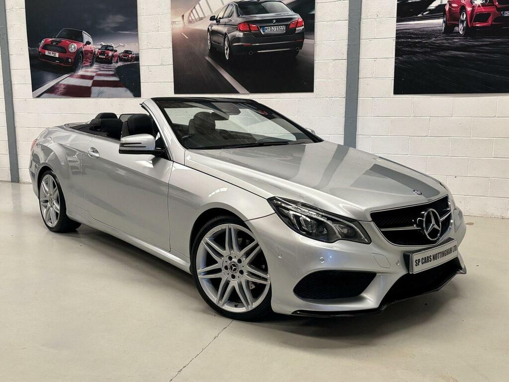 Mercedes-Benz E Class Convertible 3.0 E350d V6 Amg Line Edition Premium GY17ZNP Silver #2