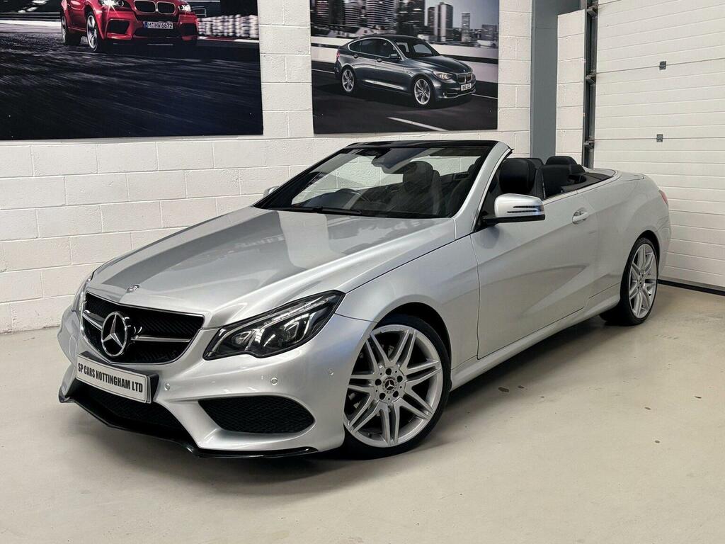 Mercedes-Benz E Class Convertible 3.0 E350d V6 Amg Line Edition Premium GY17ZNP Silver #3
