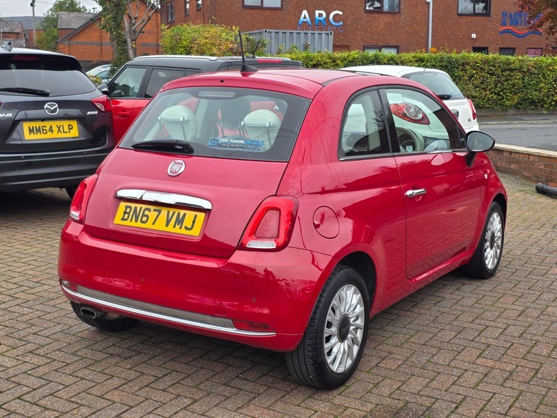 Fiat 500 Lounge Red #6