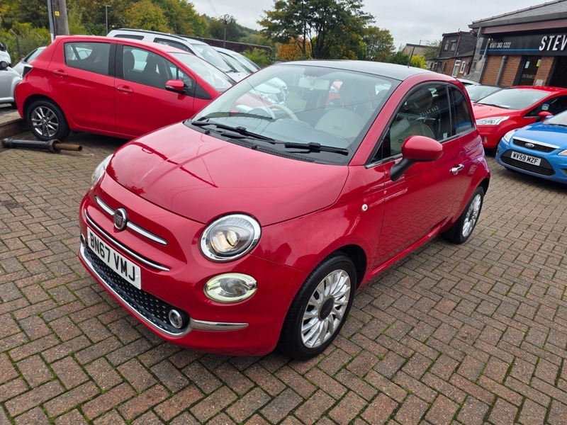Fiat 500 Lounge Red #3