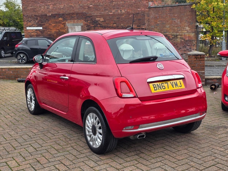 Fiat 500 Lounge Red #4