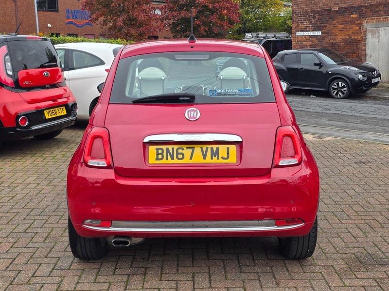 Fiat 500 Lounge Red #5