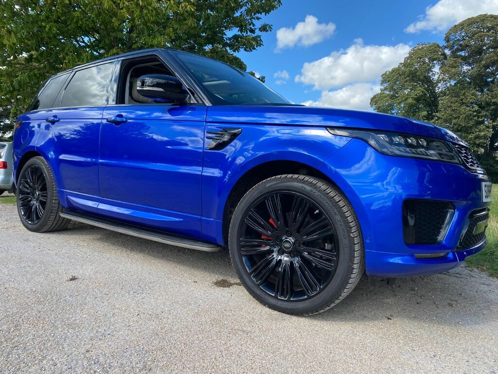 Land Rover Range Rover Sport 3.0 D300 Mhev Dynamic SD68UFY Blue #5