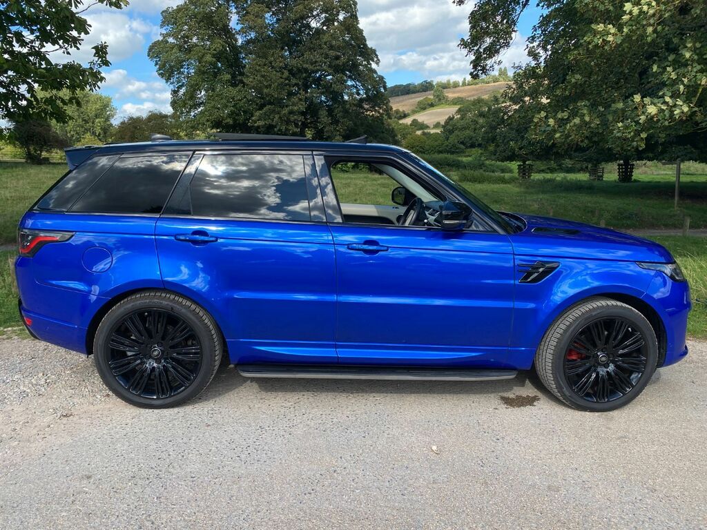 Land Rover Range Rover Sport 3.0 D300 Mhev Dynamic SD68UFY Blue #6
