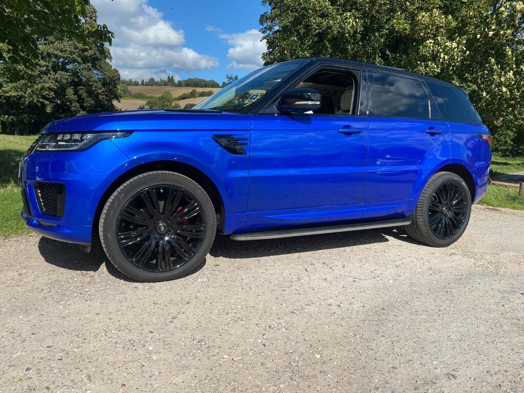 Land Rover Range Rover Sport 3.0 D300 Mhev Dynamic SD68UFY Blue #3