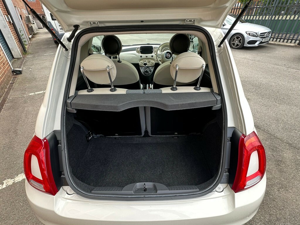 Fiat 500 1.2 Lounge, Panoramic Glass Sunroof Sat Nav Bl GC17VRV White #3