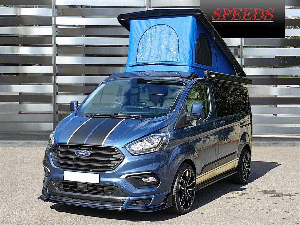 Ford Transit Custom Speeds Edition Camper 130Ps 4Berth, High Spec Spe BK71OYZ Blue #4